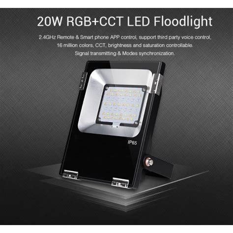 FOCO PROYECTOR LED RGB CCT 20W 1800lm IP65 RF Y WiFi MIBOXER Power Light