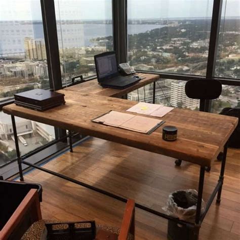 Reclaimed Wood Desk