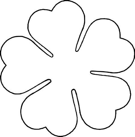 Petal Flower Template Free Printable Printable Templates