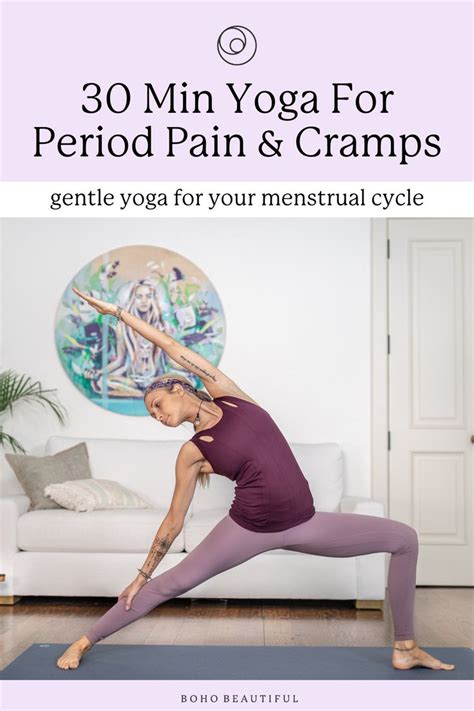 Yoga For Period Pain Cramps Boho Beautiful Period Yoga Yoga For