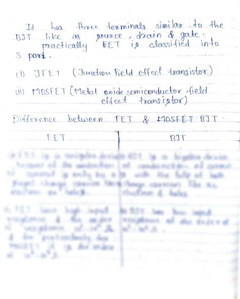 Solution Field Effect Transistor Fet Types Of Fet Studypool