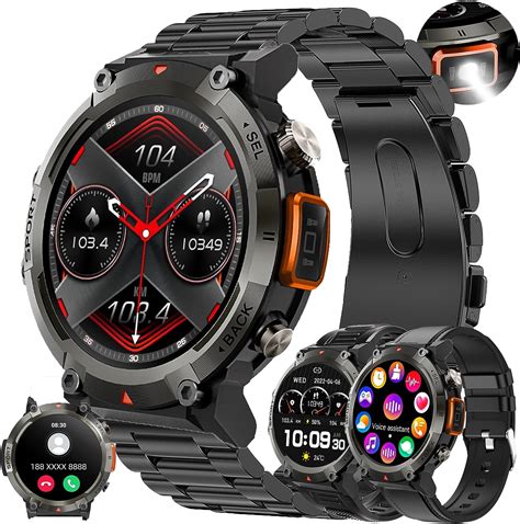 Smartwatch Uomo Chiamata Bluetooth E Risposta Vivavoce 1 45 AMOLED