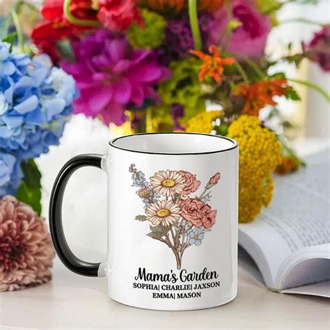 Tasse Personnalis E En C Ramique De Jardin De Grand M Re Tasse De