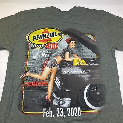 New MINT 400 Pennzoil Oil RACING TEE T SHIRT Sz Mens M Desert Off Road