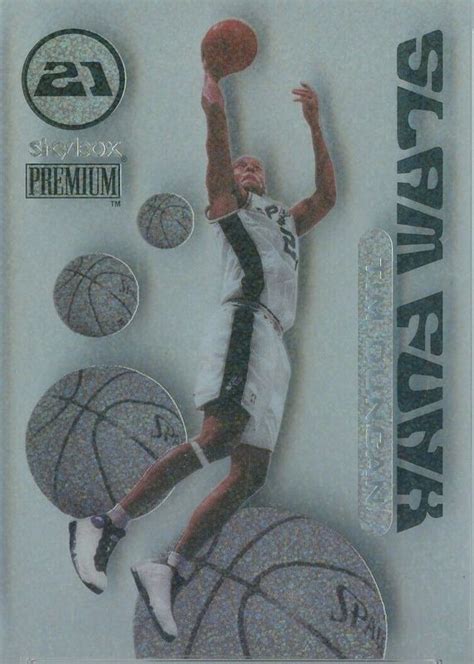 Tim Duncan 1998 SkyBox Premium 6SF Slam Funk Price Guide Sports Card