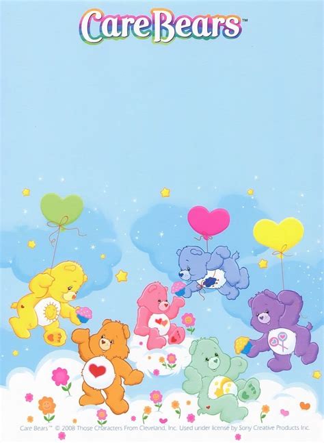 Care Bear Invitation Template Free