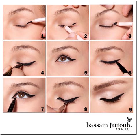 Cat Eye Step By Step By Bassam Fattouh Winged Eyeliner Tutorial