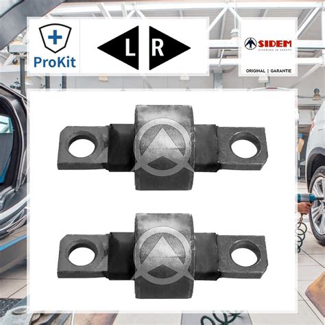 2x ORIGINAL Sidem Lagerung Achskörper Hinten Links Rechts für Mazda