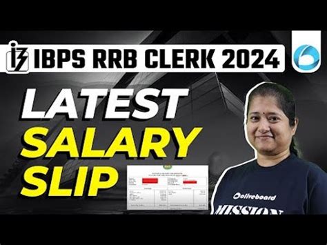 Ibps Rrb Clerk Latest Salary Slip Ibps Rrb Office Assistant Salary