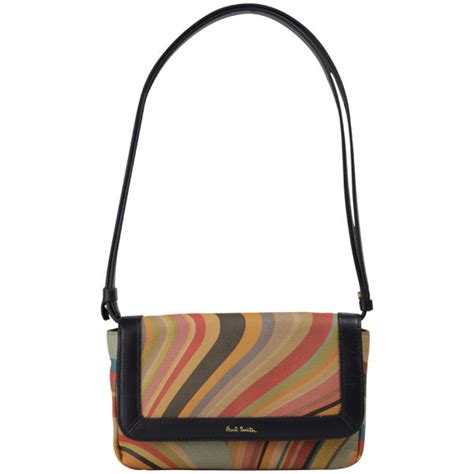 Paul Smith Accessories Womens Small Cross Body Bag Multi Swirl Free Uk Delivery Over £50