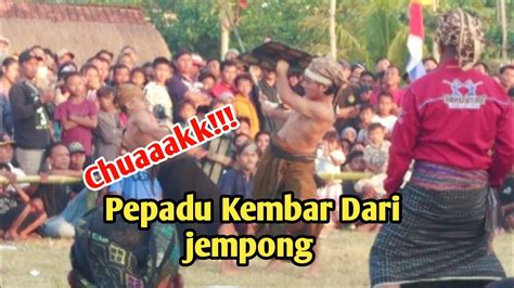 Peresean Hari Ini Pepadu Jempong Vs Pepadu Tandek Youtube