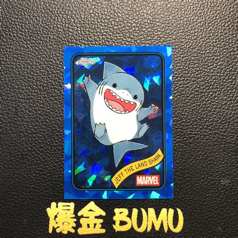 topps marvel chrome jeff  land shark tc