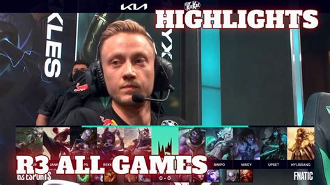 G Vs Fnc All Games Highlights Full Bo Round Lec Summer