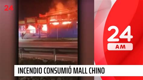 Se Inauguró Hace 10 Días Incendio Destruyó Mall Chino En El Monte 24