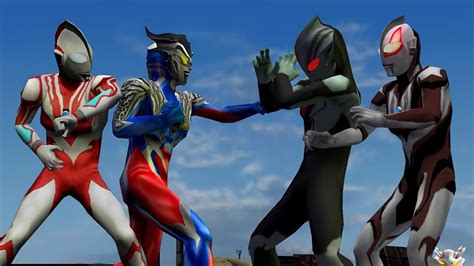 Ultraman Ribut Dan Zero Vs Ultraman Orb Dark Geed Ultraman