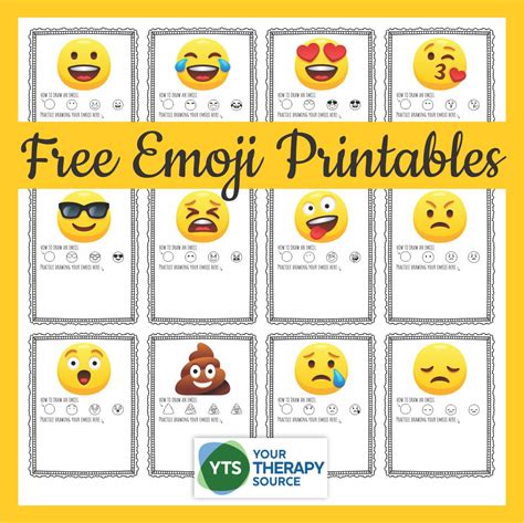 Emoji Faces Free Printable Chart | Porn Sex Picture