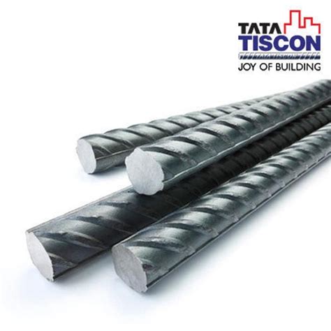 Mm Tata Tmt Tiscon Mild Steel Bar For Manufacturing Construction