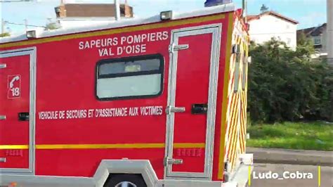 Pompiers Du Val Doise Sdis 95 En Urgence Vsr Vsav Youtube