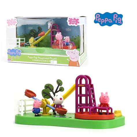 Genuine Peppa Pig Peppa Pig S Playground Play Set With Peppa