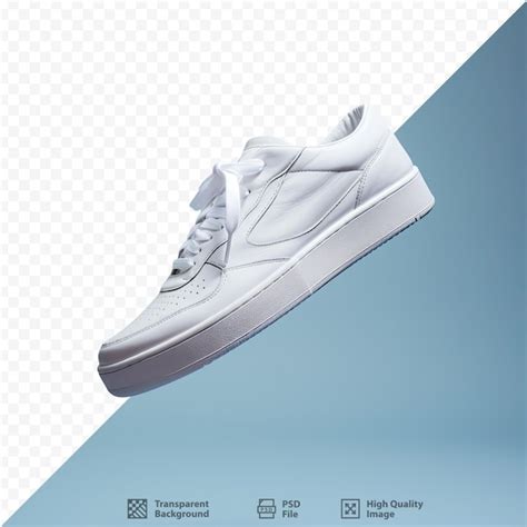 Una Foto De Una Zapatilla Blanca Que Dice Sneaker Archivo PSD Premium