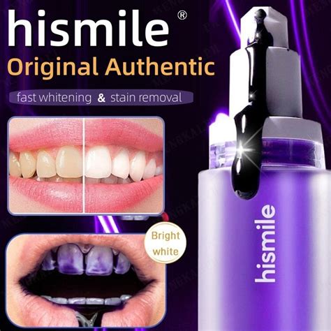 Hismile Teeth Whitening V Toothpaste Purple Original Color Corrector