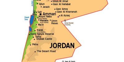 Jordan Mapa Mapas De Jordania Asia Occidental Asia