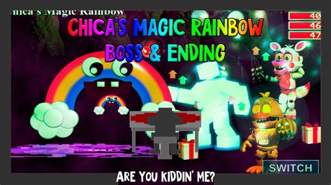 [fnaf World] Chicas Magic Rainbow Boss And Ending Youtube