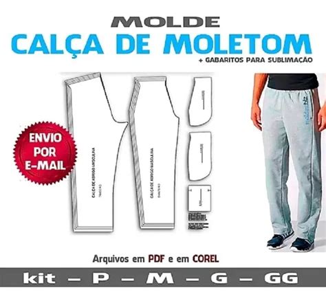 Kit De Molde Moletom Adulto E Infantil Completo Elo