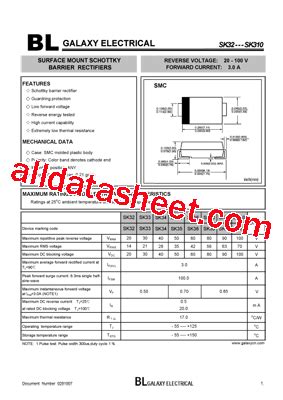 Sk Datasheet Pdf Galaxy Semi Conductor Holdings Limited