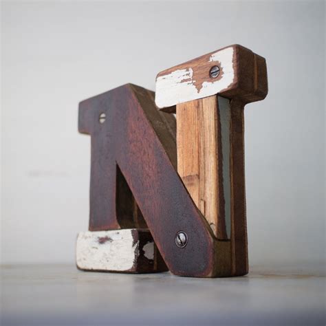 Reclaimed Wooden Letters And Numbers Made To Order These Wooden Letters