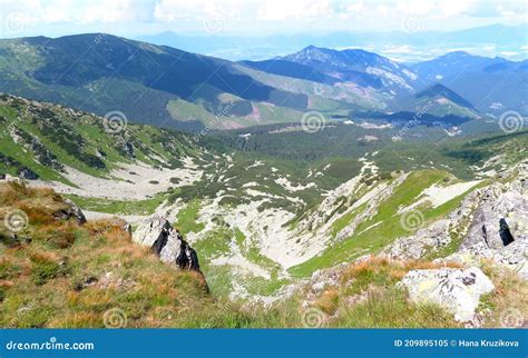 Landscape Scenery View Of The Low Tatras Nizke Tatry On The Tourist