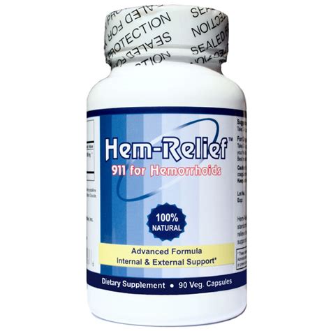 Hem Relief 911 For Hemorrhoids Western Herbal And Nutrition