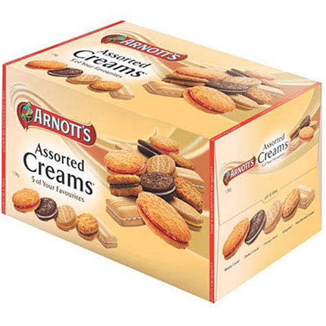 ARNOTTS BULK ASSORTED CREAMS BISCUITS 3KG