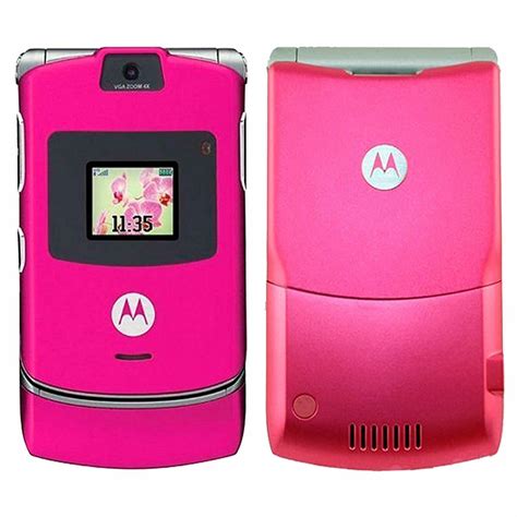 ORIGINAL Motorola V3 Razr Sexy Pink 100% UNLOCKED Mobile Cellphone ...