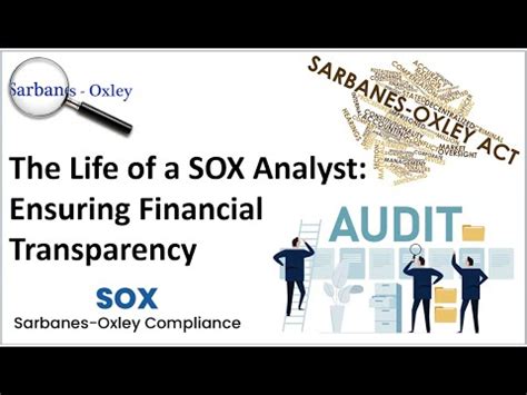 The Life Of A SOX Analyst Ensuring Financial Transparency Sox Audit