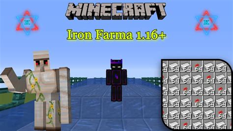 Minecraft Farma Na Iron Iron Golemy Youtube