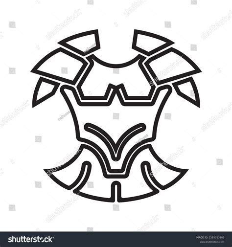 Armor Icon Vector Illustration Logo Design Stock Vector (Royalty Free ...