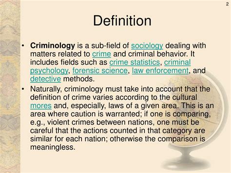 Ppt Criminology Powerpoint Presentation Free Download Id1413286