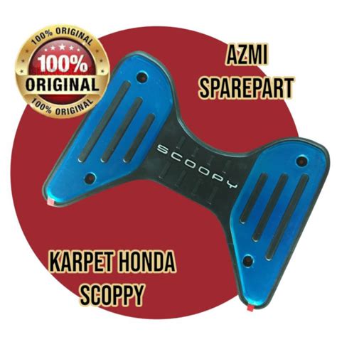 Jual Karpet Scoopy Original Honda Ahm Plastik Biasa Shopee Indonesia