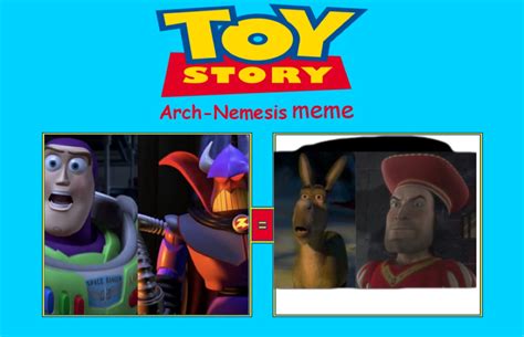 Buzz Lightyear Vs Zurg Donkey Vs Lord Farquaad By Vibarra9203 On