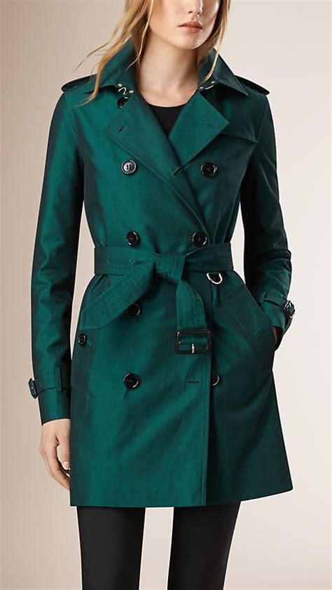 Arriba 64 Imagen Burberry Teal Trench Coat Viaterramx