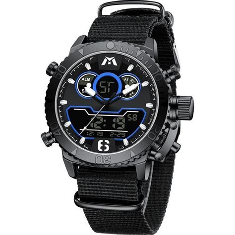 Montre Homme Digitale Sport Chronographe Etanche Digitale Analogique