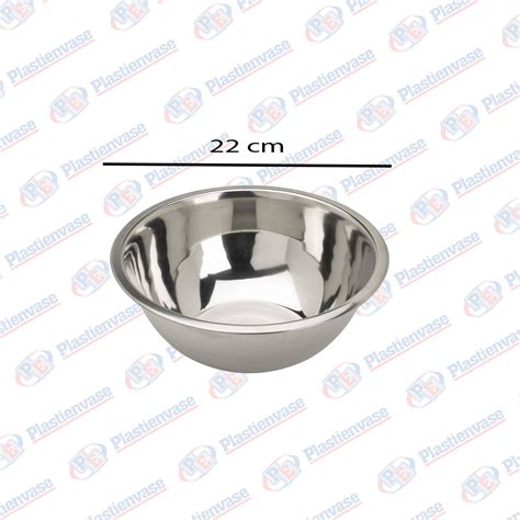 Bolws Inox Cm Stainless Steel Plastienvase