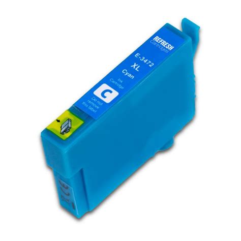 Remanufactured Epson 34XL Cyan Ink Cartridge