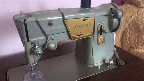 Singer Style O Matic 328j Sewing Machine Threading The Needle Youtube