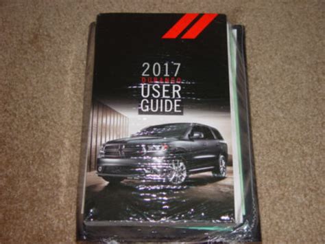 2017 Dodge Durango Factory Original Owners Manual Set Factory Sealed EBay