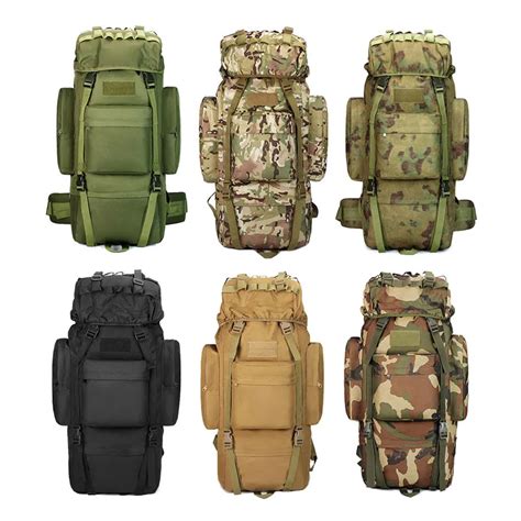 75L Large Capacity Military Tactical Assault Backpack Army Waterproof