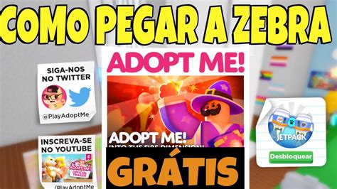 Como Pegar O Novo Pet Zebra Cinzenta Gr Tis Passo A Passo Adopt Me