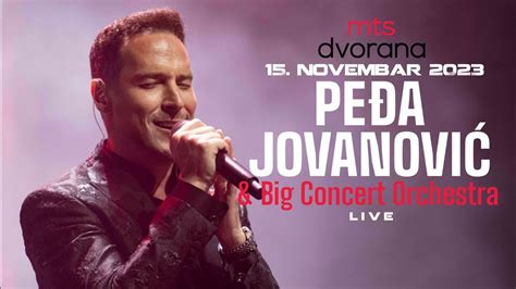 PEDJA JOVANOVIC BIG CONCERT ORCHESTRA LIVE CEO KONCERT 15 11 23