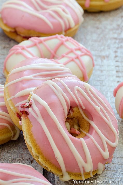 Strawberry Donuts Recipe From Yummiest Food Cookbook